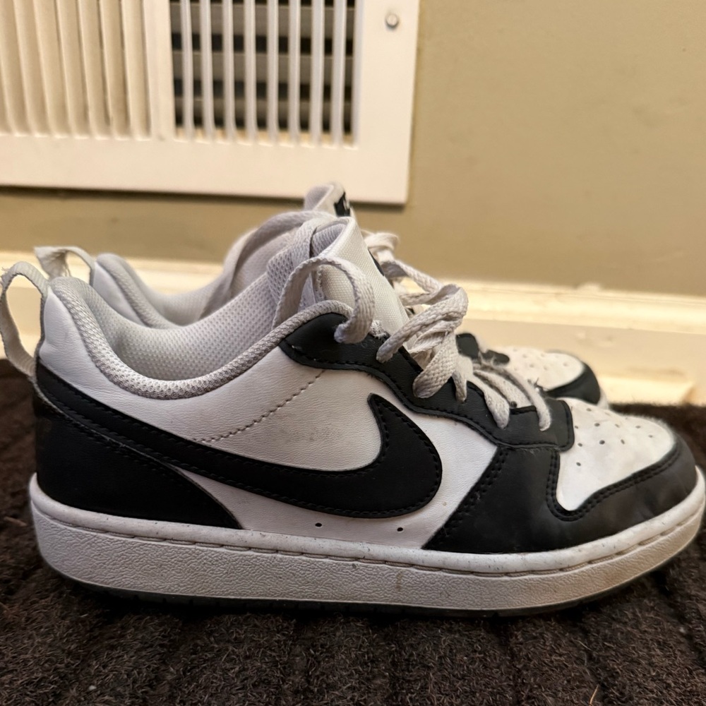 Nike Kids Panda Dunks - Black and White Low-Top Sneakers